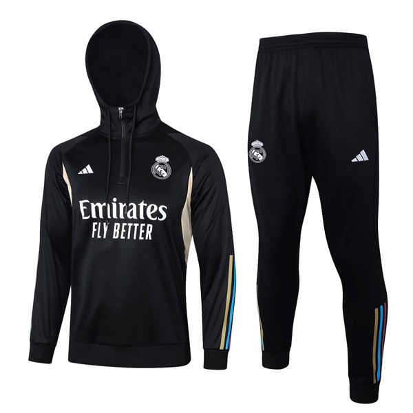 Sudadera Con Capucha Real Madrid 2024 Negro